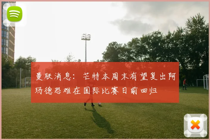 曼联消息：芒特本周末有望复出阿玛德恐难在国际比赛日前回归